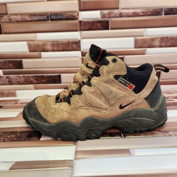 Nike Boots Mens Size 7 ACH Hiking Boots Brown Suede Vintage 2000 000709 No Laces main image 13